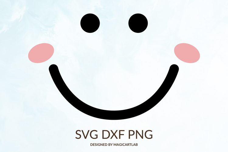 Gingerbread Face SVG|Happy Smiley Face Cut File