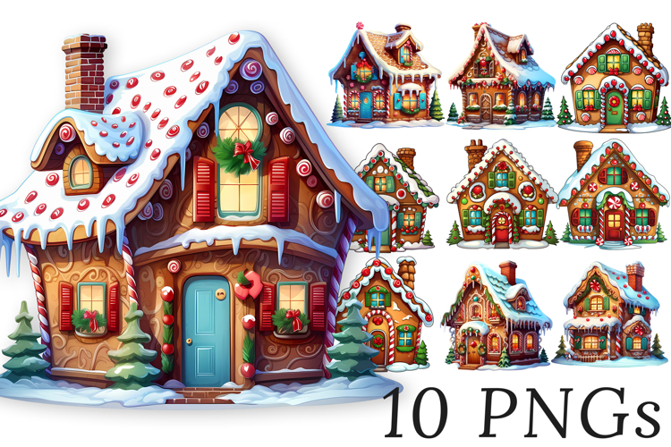 Gingerbread House Clipart Image 6