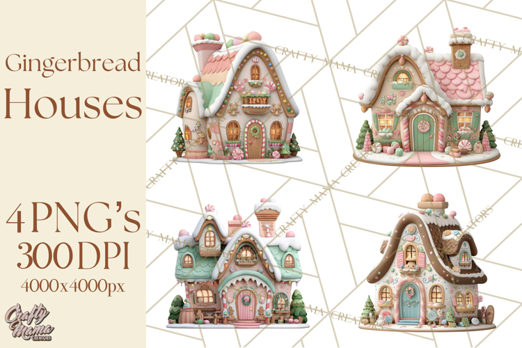 Gingerbread House Clipart Image 24