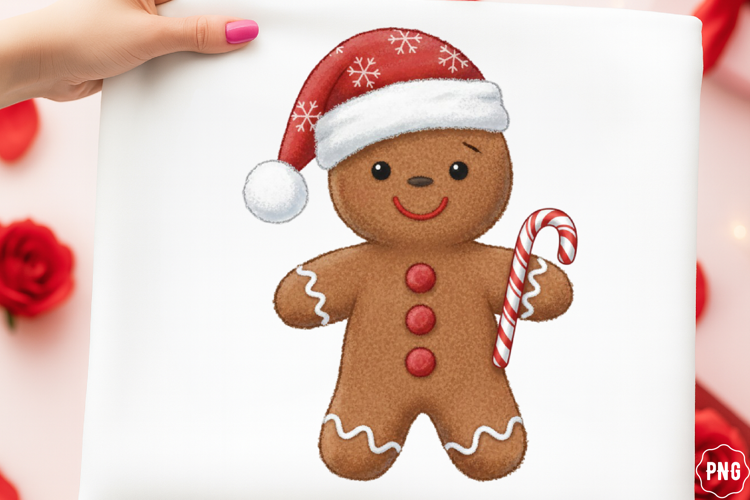 Gingerbread Man Latch Hook Yarn Crochet