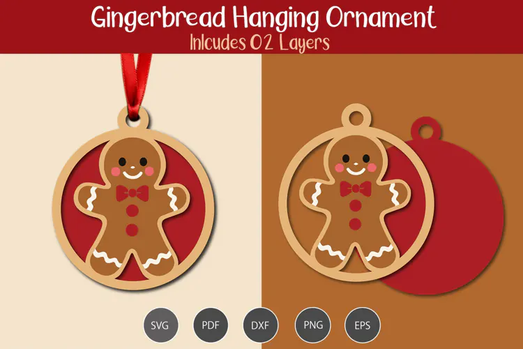 Gingerbread Hanging Ornament