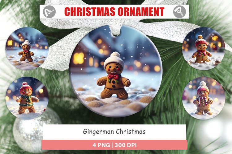 Christmas Ornaments Gingerman Christmas