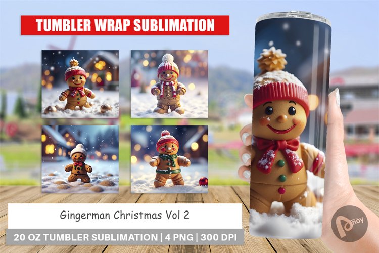 Christmas Tumbler Wrap Image 3