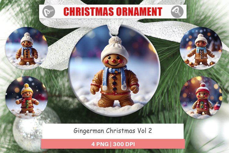 Christmas Ornaments Gingerman Christmas