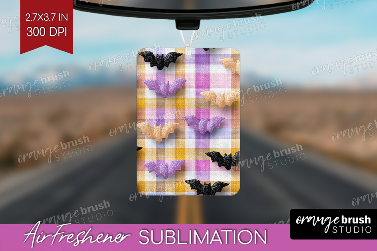 Gingram Halloween Air Freshener PNG - Spooky Cute PNG