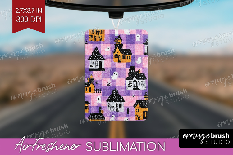 Gingram Halloween Air Freshener PNG - Spooky Cute PNG