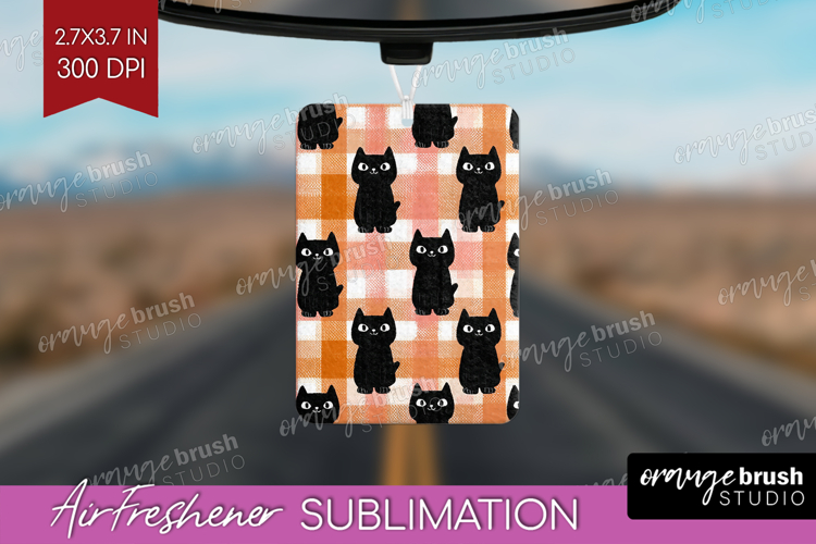 Gingram Halloween Air Freshener PNG - Spooky Cute PNG
