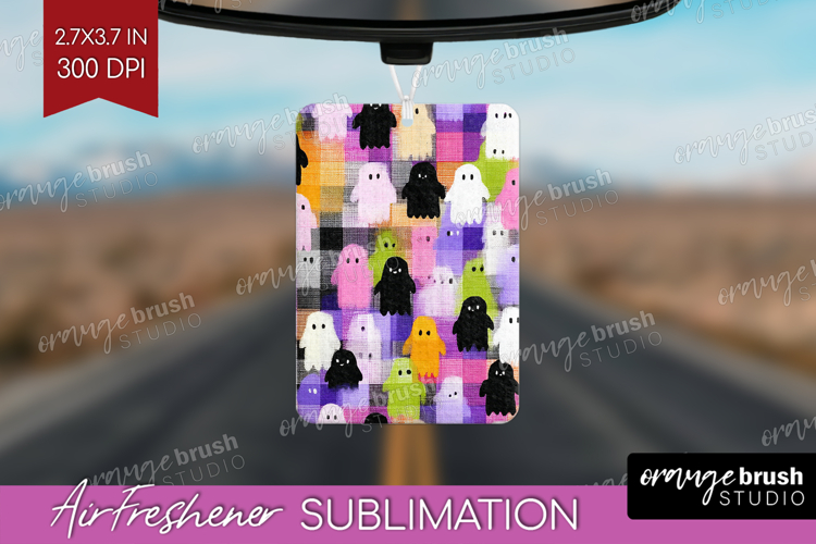 Gingram Halloween Air Freshener PNG - Spooky Cute PNG