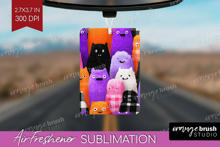 Gingram Halloween Air Freshener PNG - Spooky Cute PNG