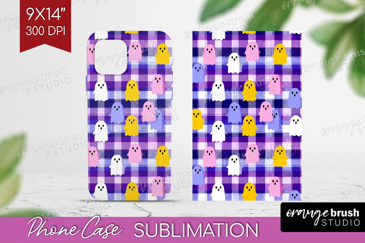 Gingram Halloween Phone Case PNG - Spooky Cute Case PNG