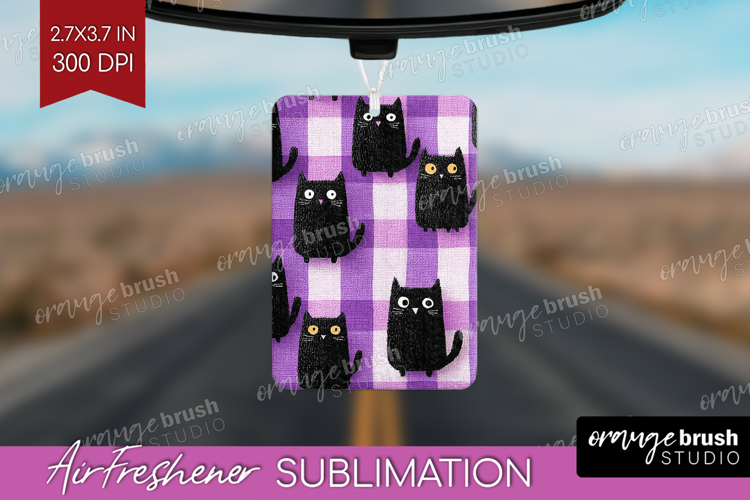 Gingram Halloween Air Freshener PNG - Spooky Cute PNG