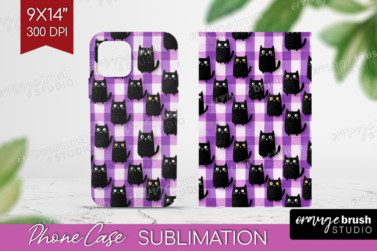 Gingram Halloween Phone Case PNG - Spooky Cute Case PNG