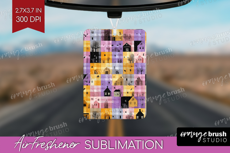 Gingram Halloween Air Freshener PNG - Spooky Cute PNG
