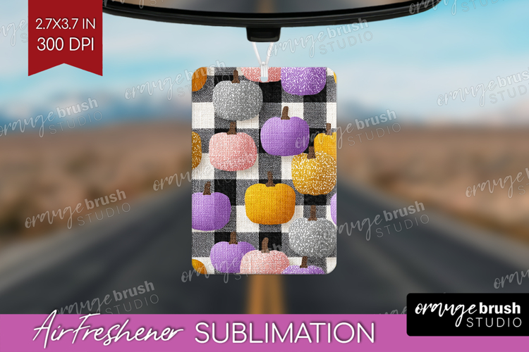 Gingram Halloween Air Freshener PNG - Spooky Cute PNG