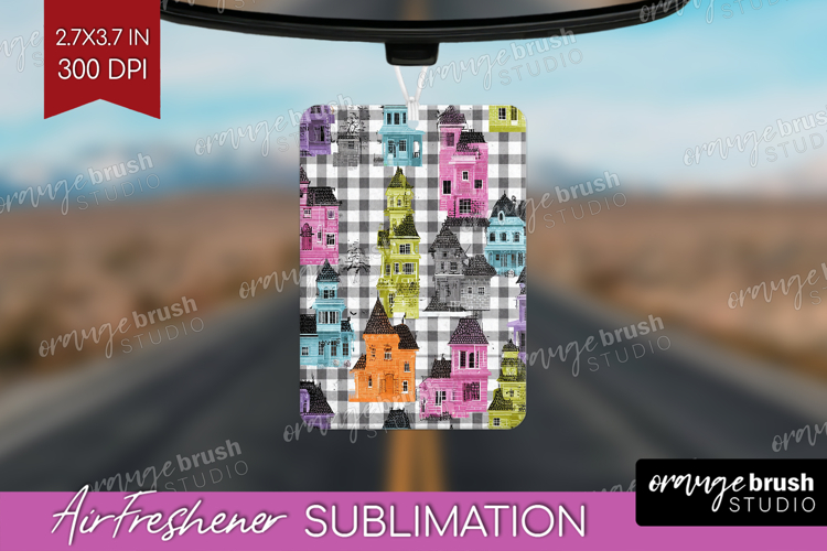 Gingram Halloween Air Freshener PNG - Spooky Cute PNG
