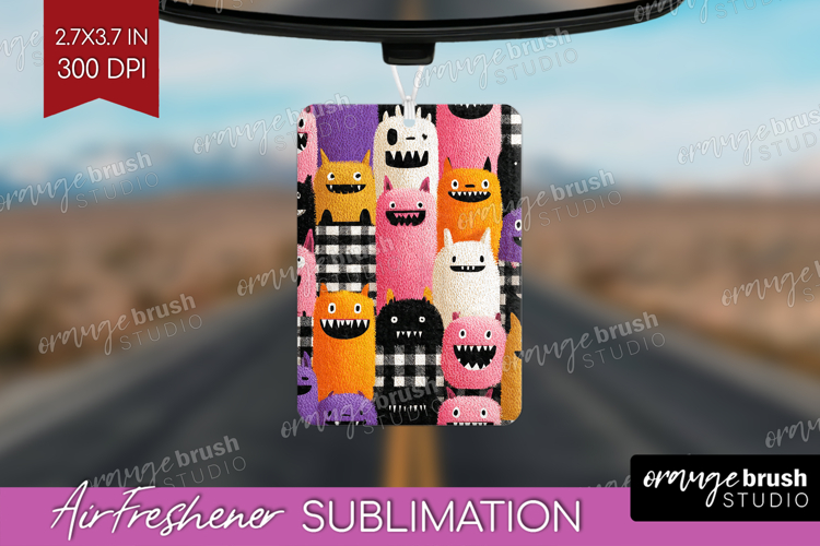 Gingram Halloween Air Freshener PNG - Spooky Cute PNG