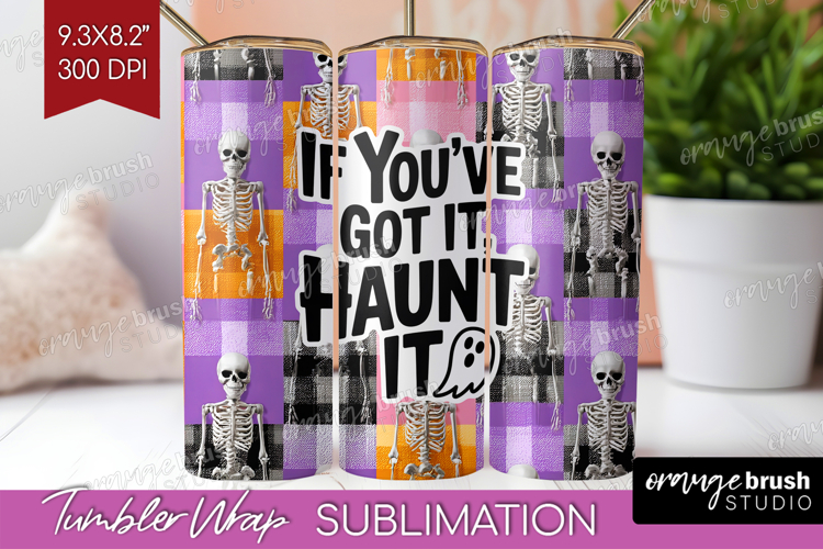 Sarcastic Quote Tumbler Wrap - Halloween Tumbler PNG