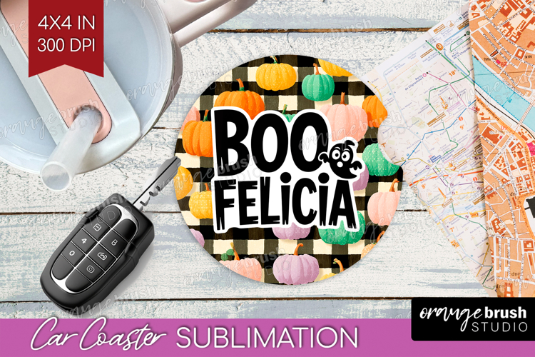 Sarcastic Quote Car Coaster - Halloween Coaster PNG