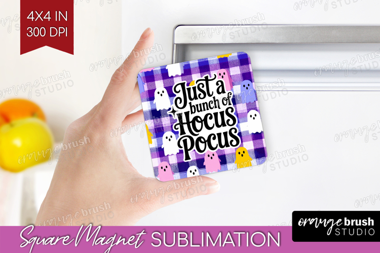 Sarcastic Quote Magnet Sublimation - Halloween Square Magnet