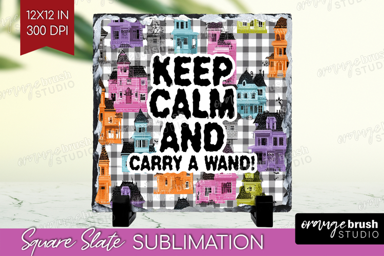 Sarcastic Quote Slate PNG - Halloween Square Slate
