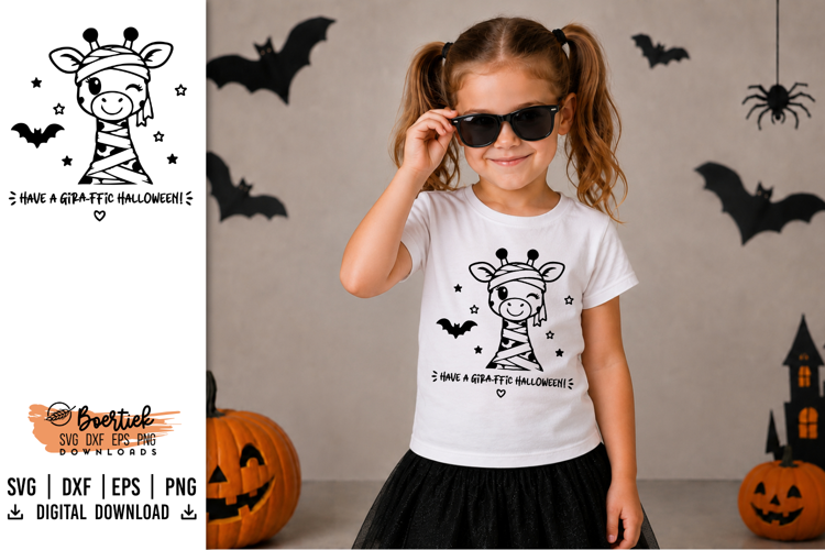 Halloween Giraffe SVG Spooky & Cute Halloween file