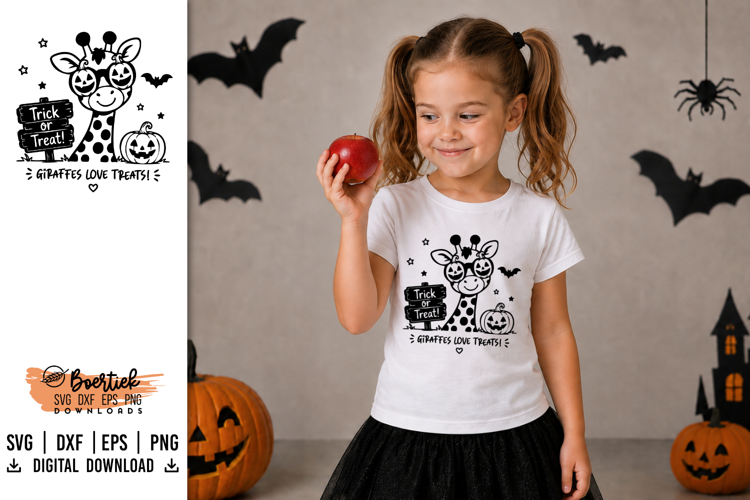 Halloween Giraffe SVG Spooky & Cute Halloween file