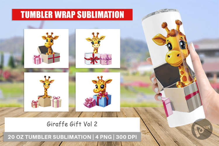 Tumbler Giraffe Gift