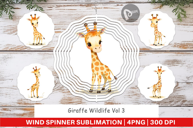 Wind Spinner Giraffe Wildlife example image 1
