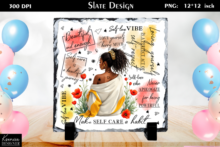 Positive Inspirational Quotes|Mental Health Slate Design