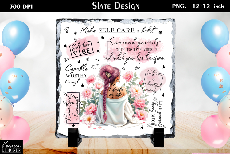 Positive Inspirational Quotes|Mental Health Slate Design