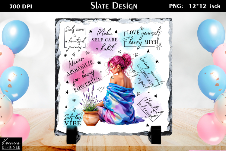 Positive Inspirational Quotes|Mental Health Slate Design
