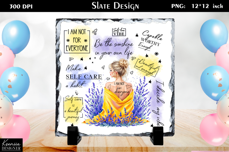 Positive Inspirational Quotes|Mental Health Slate Design
