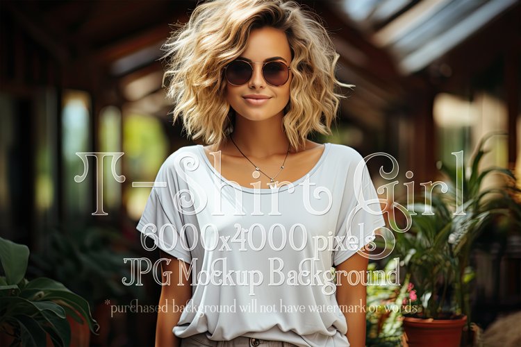 White Tshirt Mockup Image 7