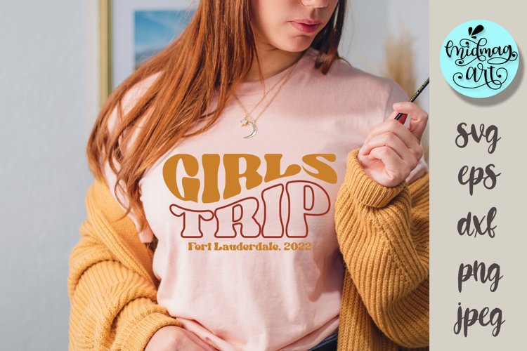 Girls trip Fort Lauderdale 2022 svg, summer svg