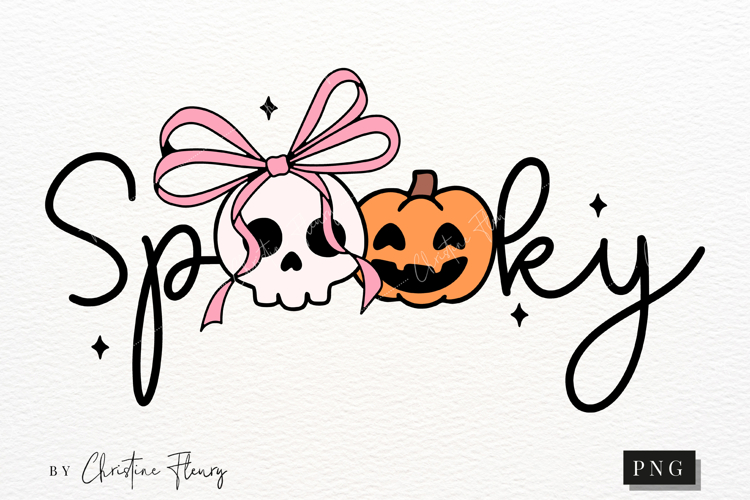 Coquette Spooky Halloween PNG | Coquette Girly PNG