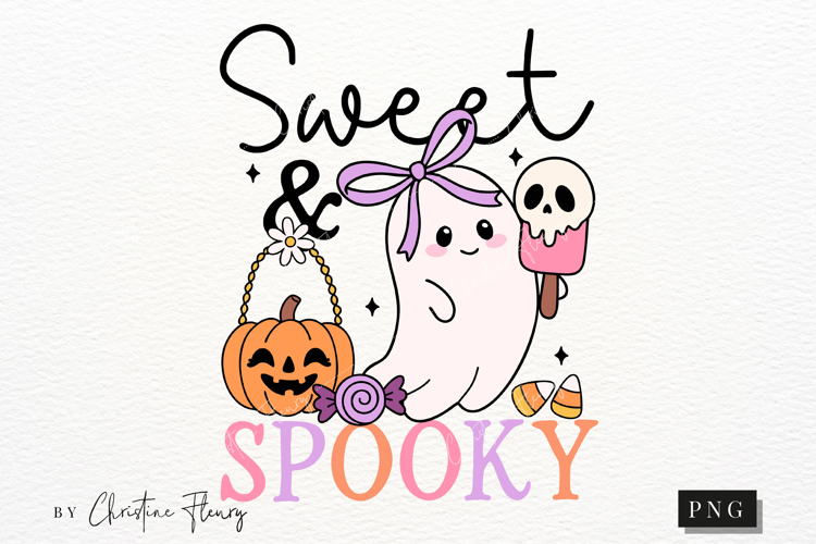 Sweet & Spooky Halloween PNG | Coquette Girly PNG