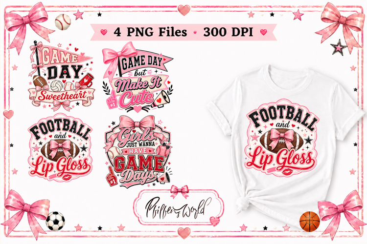 Coquette Sports Quotes | Game Day Girl Designs