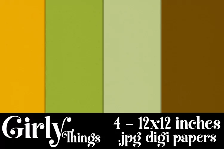 Girly Things Color Palette, Cardstock 12x12 Texture Paper
