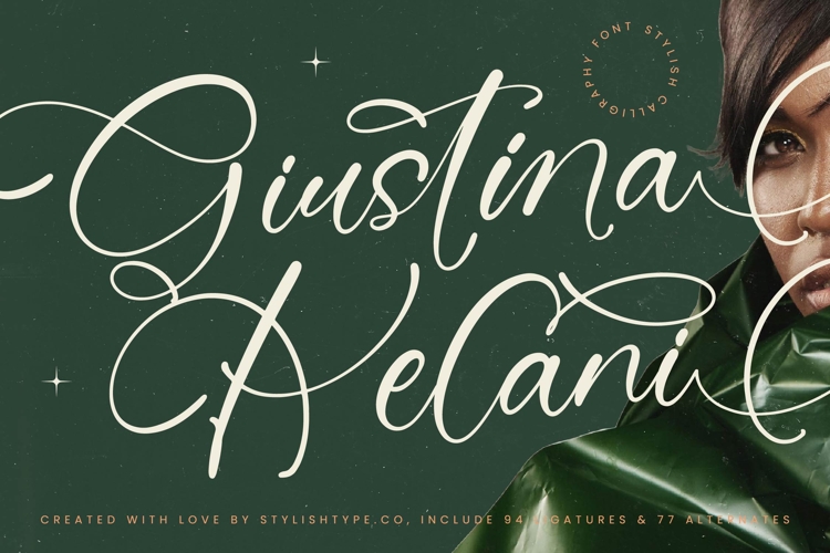Giustina Kelani - Stylish Calligraphy Font
