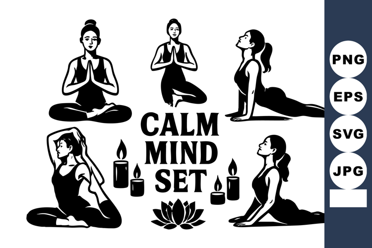 Meditation Clipart Image 2