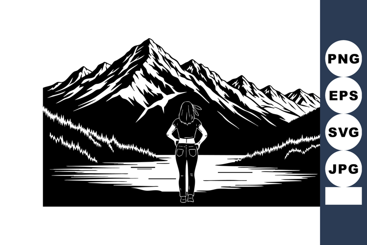 Mountain Vector Image 9