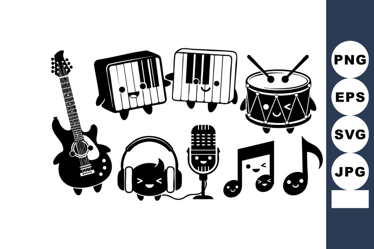 Music Notes Vector Image 22