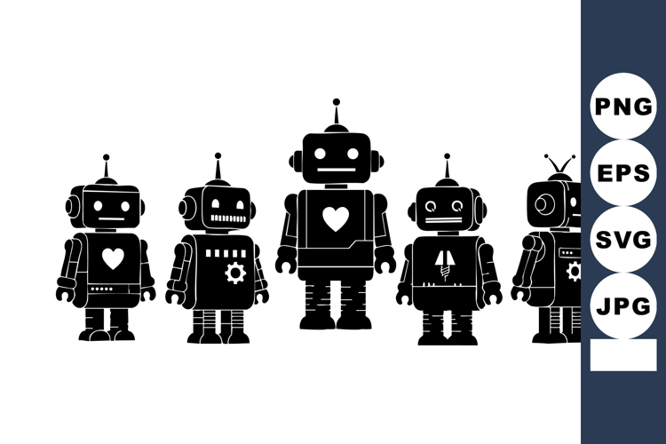 Robot Silhouette Image 22