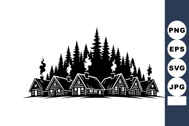 Village Clipart Image 4