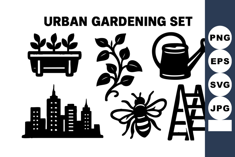 City Skyline Clipart Image 16