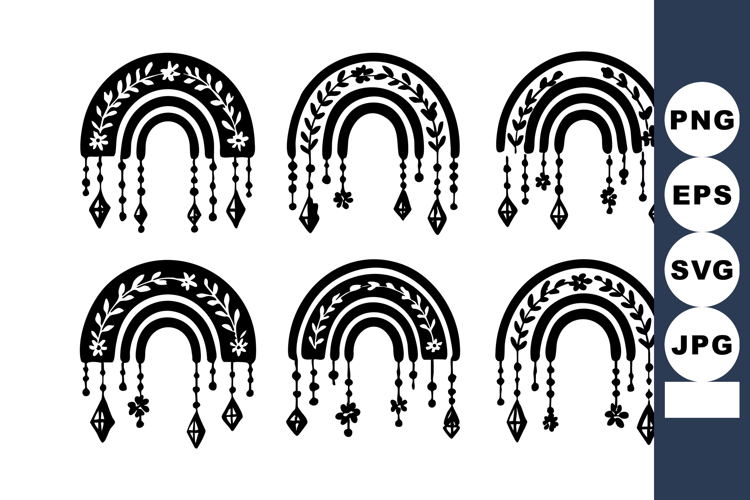 Rainbow And Rain Clipart Image 2