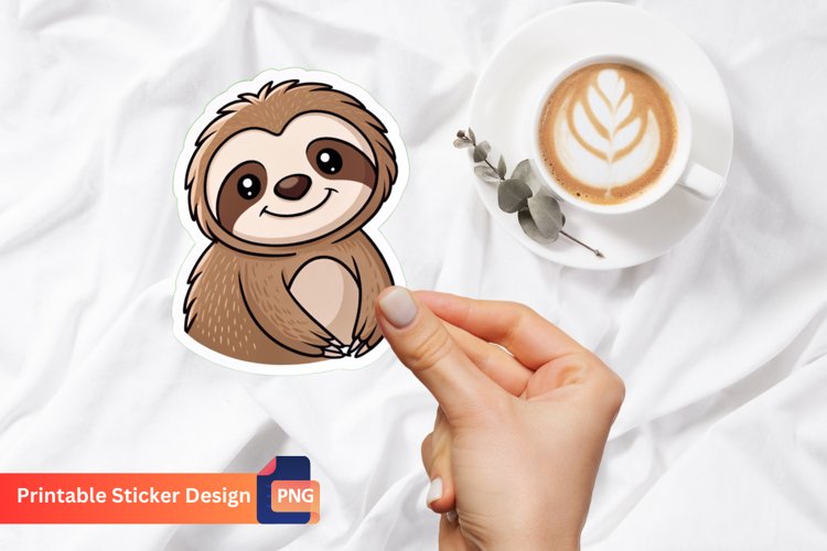 Cute Sloth Clipart Image 18