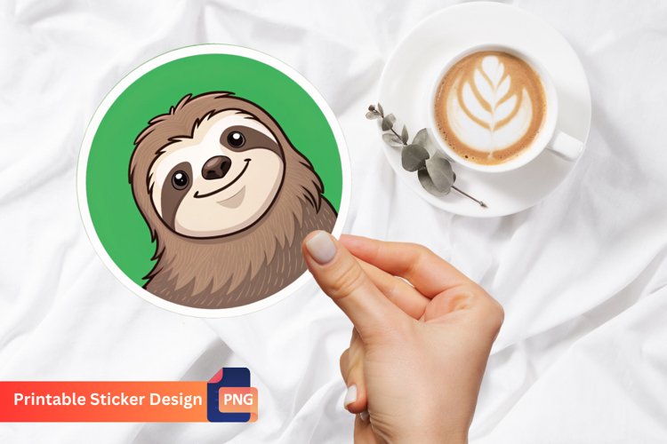 Cute Sloth Clipart Image 19