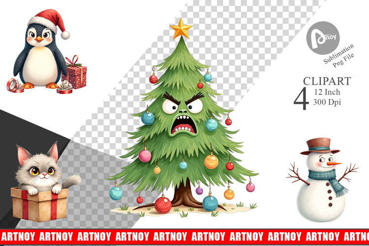 Christmas Watercolor Png Image 18