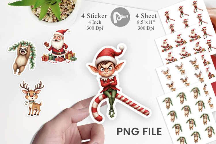 Christmas Watercolor Png Image 8